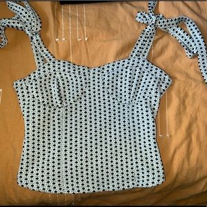 Tie shoulder free people tank top.